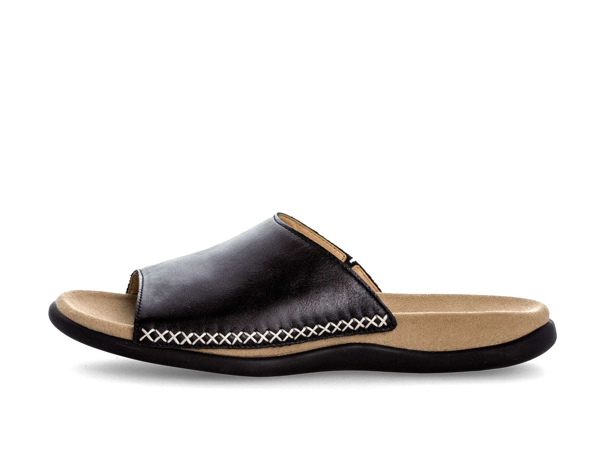 Pantolette Glattleder schwarz Gabor