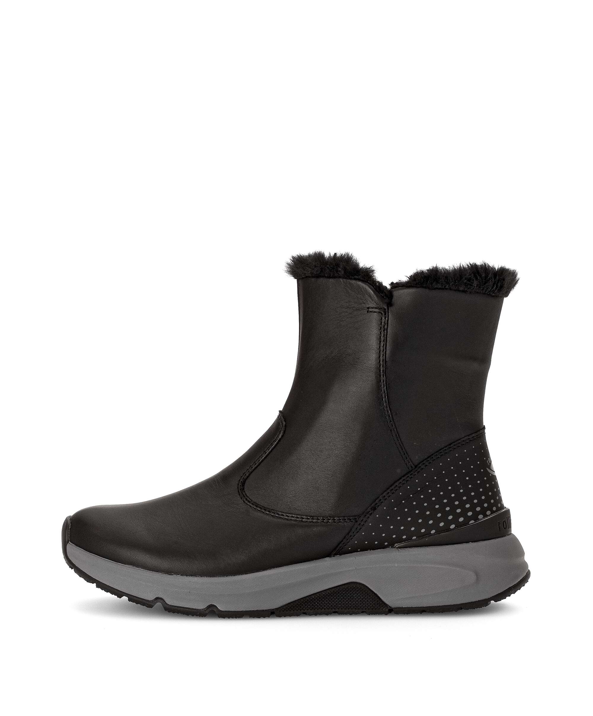 Schuhe Gabor Warme Winterstiefel Winterstiefelette Glattleder