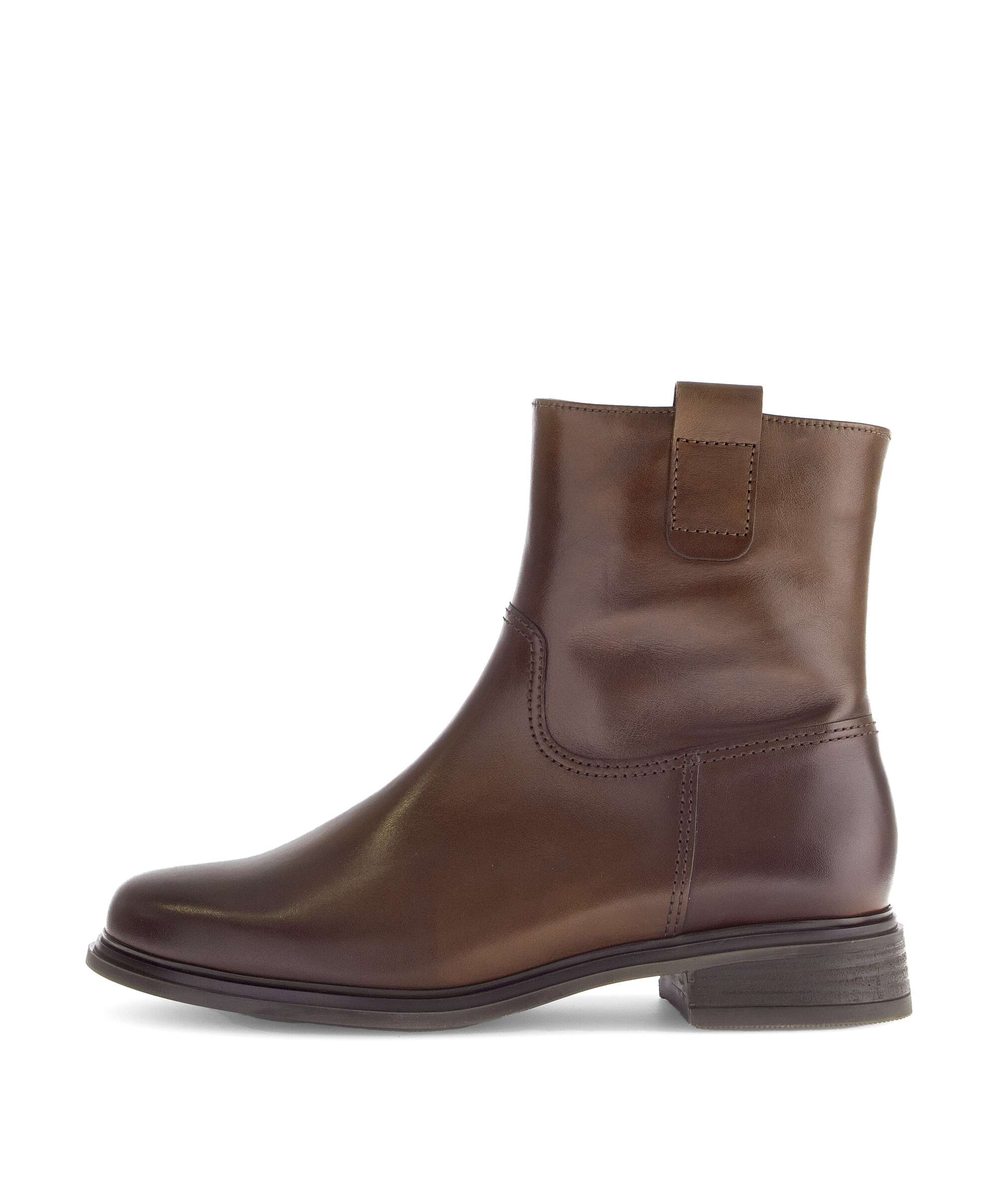 Gabor Boots Stiefel Braun Glattleder Gabor Damen Stiefelette