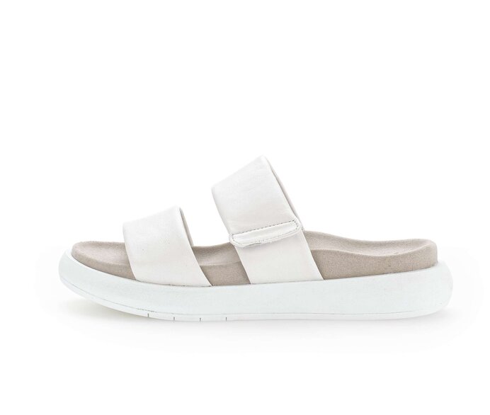 Mule 23.750.21 Smooth leather white Gabor