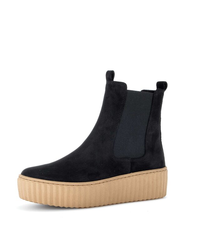 Chelsea Boot 33.712.17 Rauleder schwarz Gabor