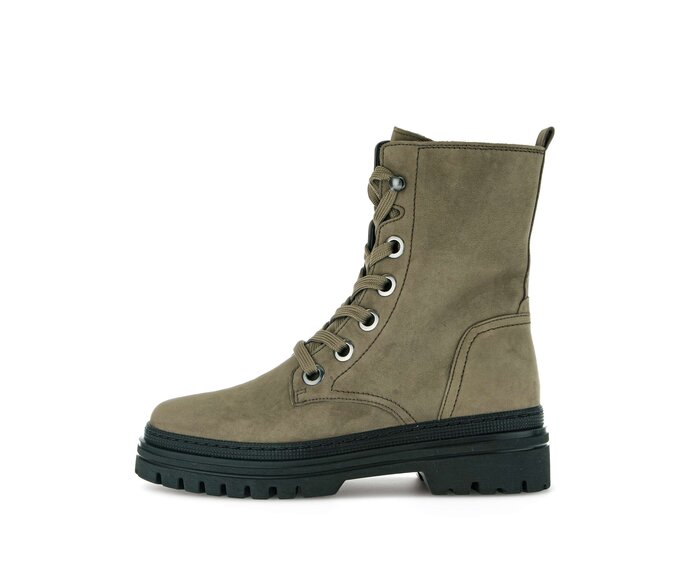 Schnürstiefelette grün #0
