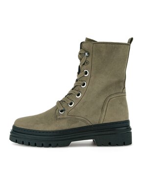 Schnürstiefelette grün