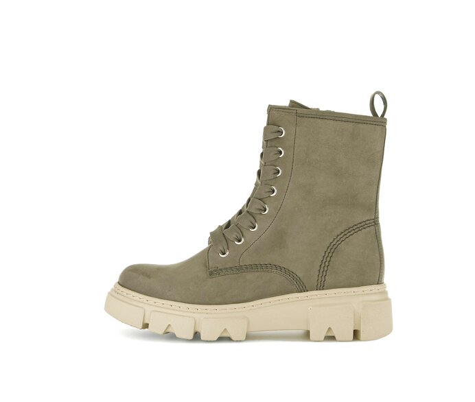 Schnürstiefelette grün #0