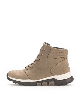 Schnürstiefelette braun