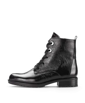 Schnürstiefelette schwarz