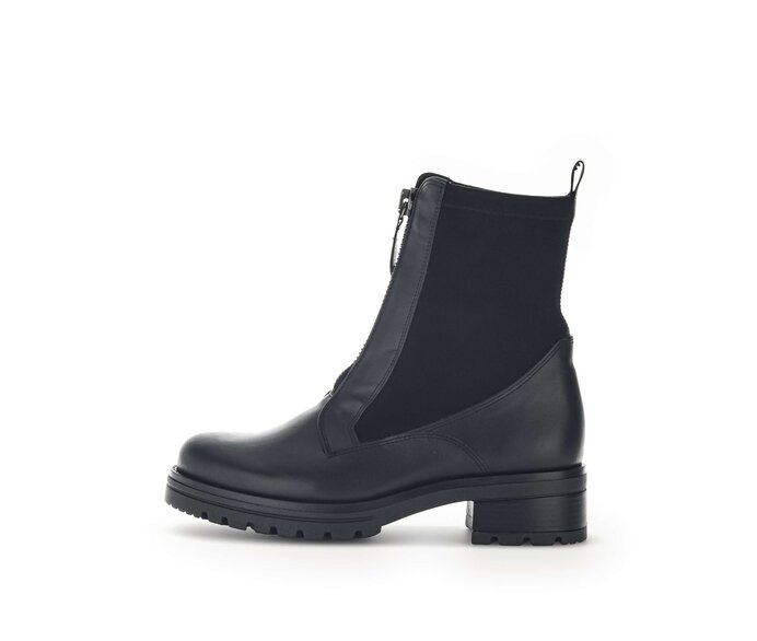 Sportliche Stiefelette schwarz #0