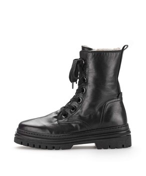 Schnürstiefelette schwarz
