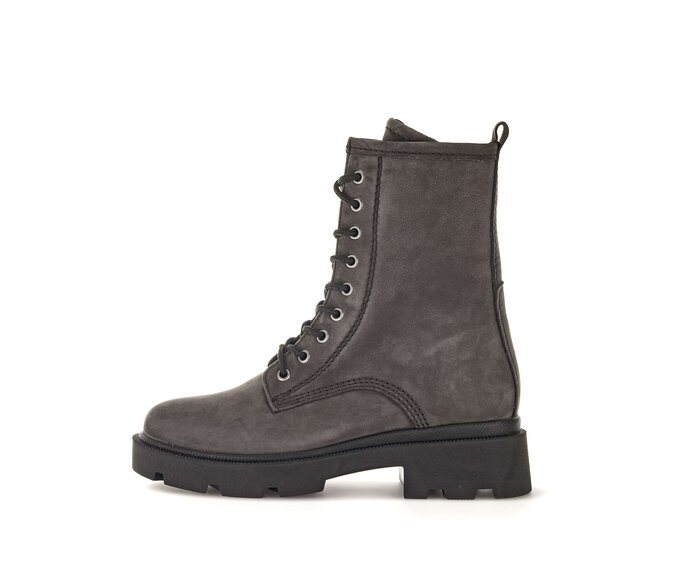 Schnürstiefelette grau #0