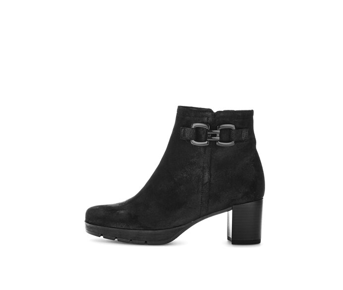Sportliche Stiefelette schwarz #0