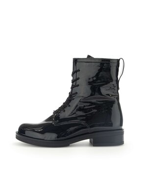 Schnürstiefelette schwarz