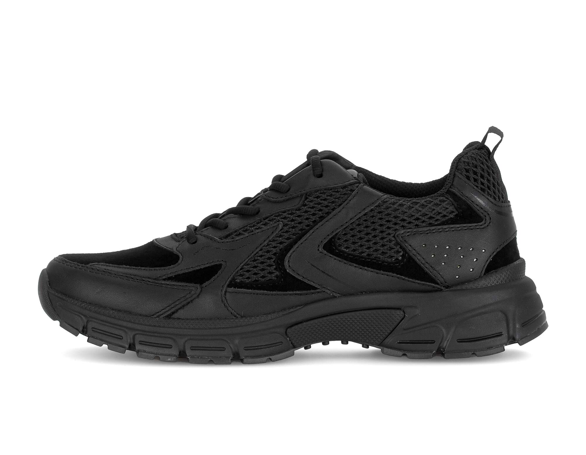 Baskets Montantes Gabor Femme - Cuir Noir Avec Fermeture Éclair | Semelle Intérieure Amovible