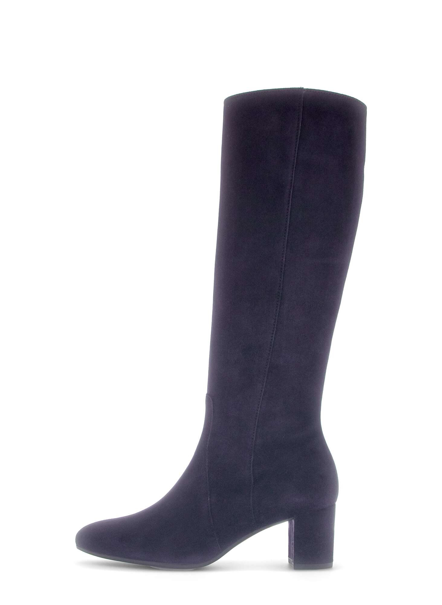 Gabor Stivali Classici Donna In Vernice – Modello 72.787, Collezione Comfort, Tacco Piatto 5 Cm, Chiusura Lampo, Larghezza G