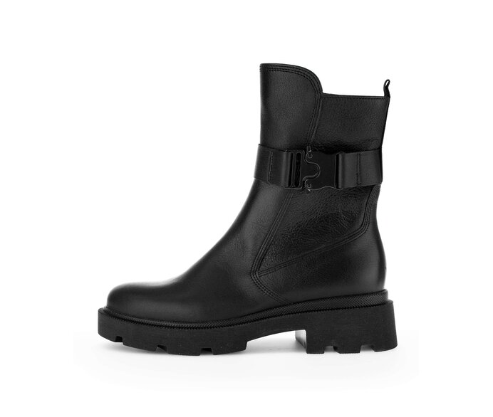 Biker Boots 32.752.57 Glad leer zwart Gabor