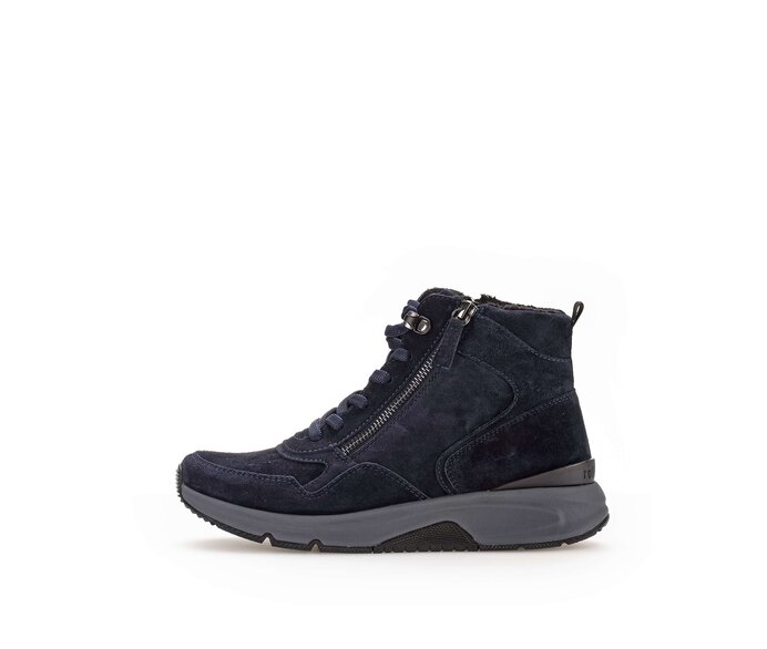 Schnürstiefelette blau #0