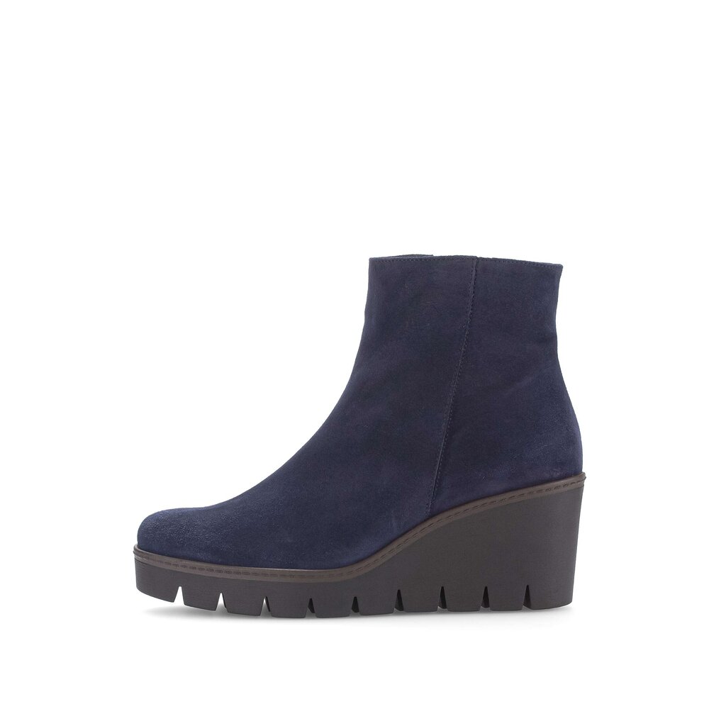 Pius Gabor Plateau Stiefelette blau