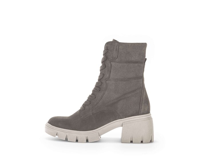 Schnürstiefelette grau #0