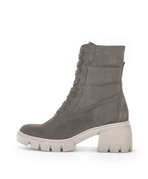 Schnürstiefelette grau