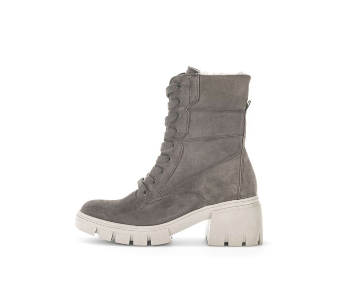 Schnürstiefelette grau #0