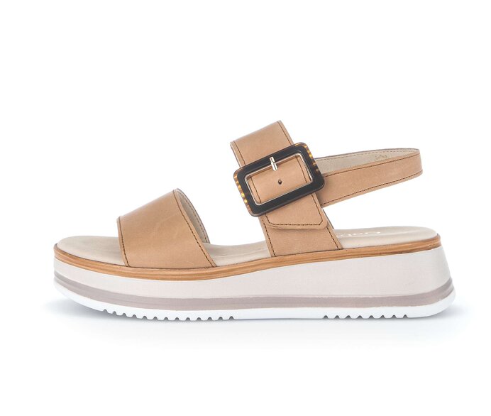 Platform sandal brown #0