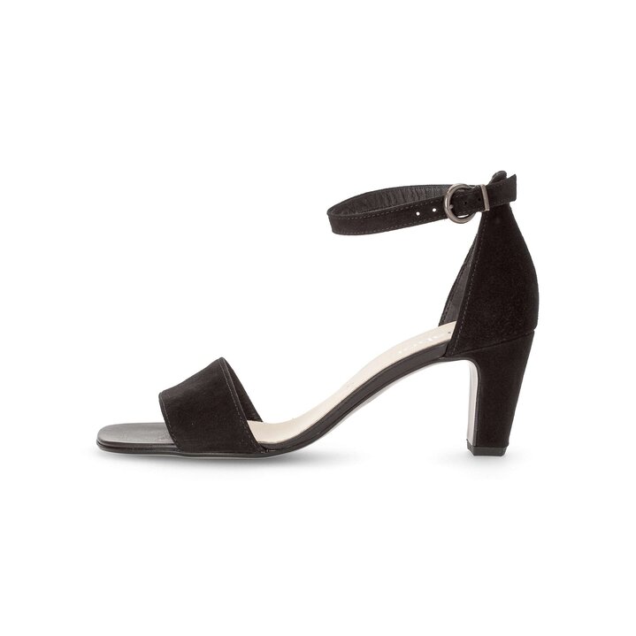 Riemchensandale schwarz #0