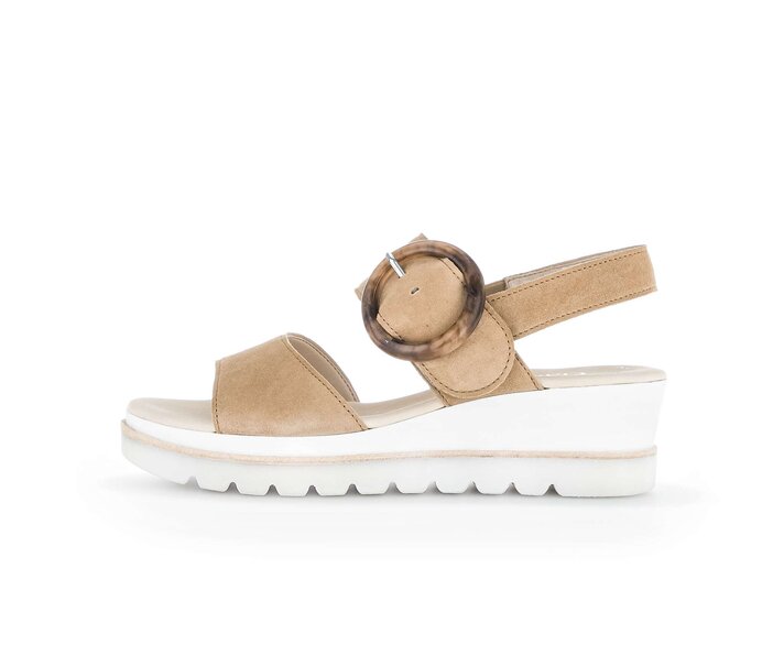 Keilsandalette beige #0