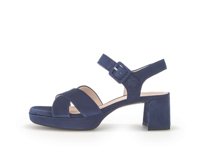 Sandale à bride bleu #0