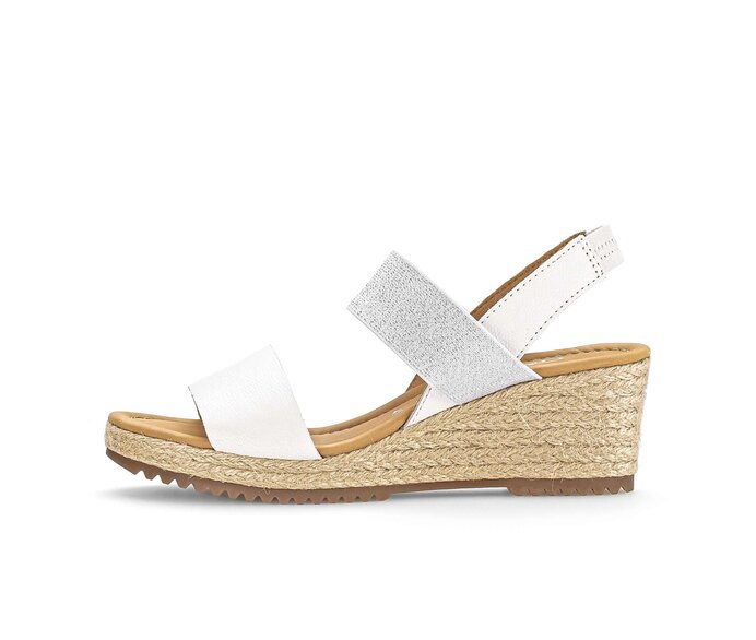 Keilsandalette weiß #0