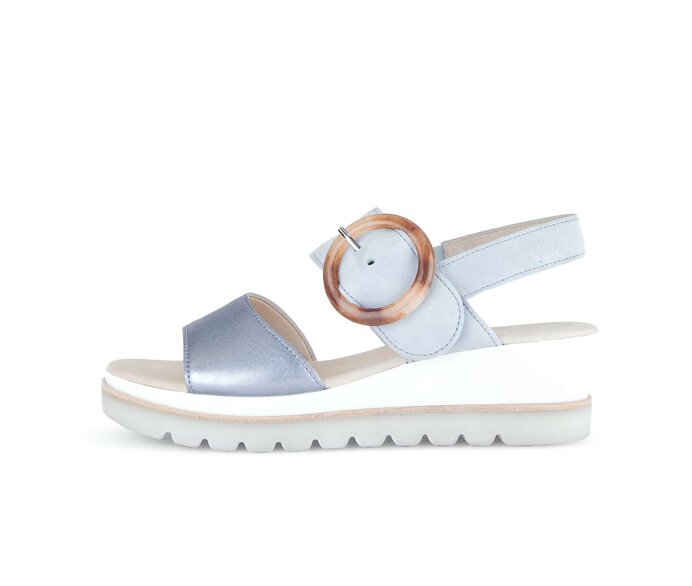 Keilsandalette blau #0