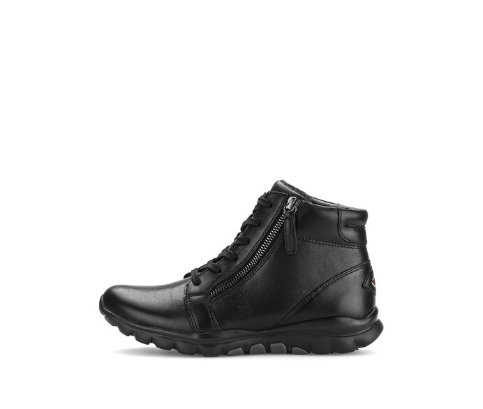 Schnürstiefelette schwarz #0