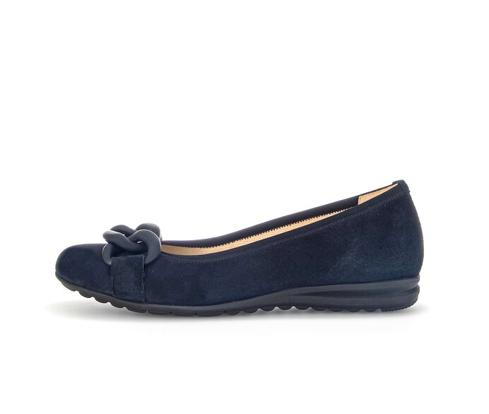 Sportieve ballerina 52.625.36 Suede blauw Gabor