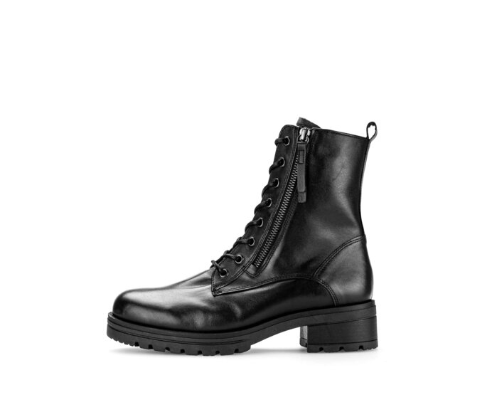 Stivaletto stringato nero #0