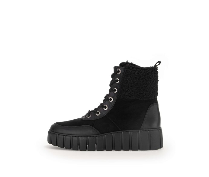 Plateau Stiefelette schwarz #0