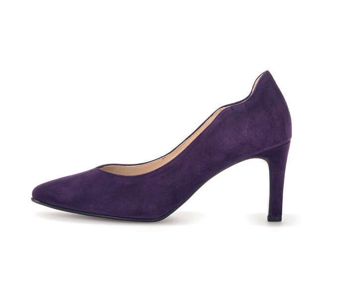 Escarpin elegant 51.381.13 Daim violet Gabor