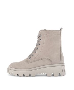 Schnürstiefelette grau