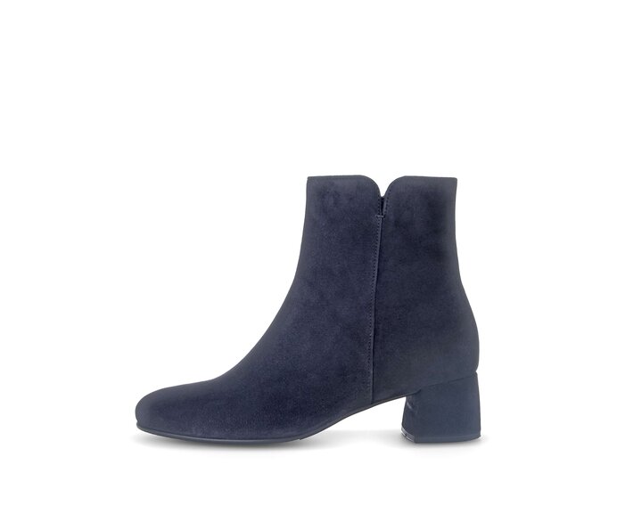 Elegante enkellaarsje 55.680.16 Suede blauw Gabor