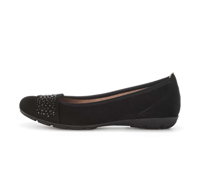 Ballerine sportive 54.167.17 Daim noir Gabor