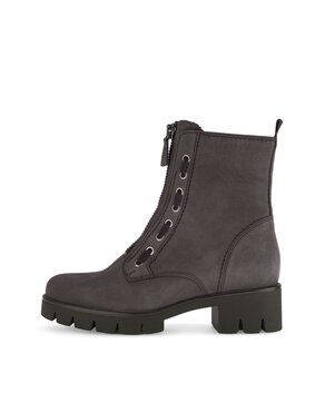 Schnürstiefelette grau