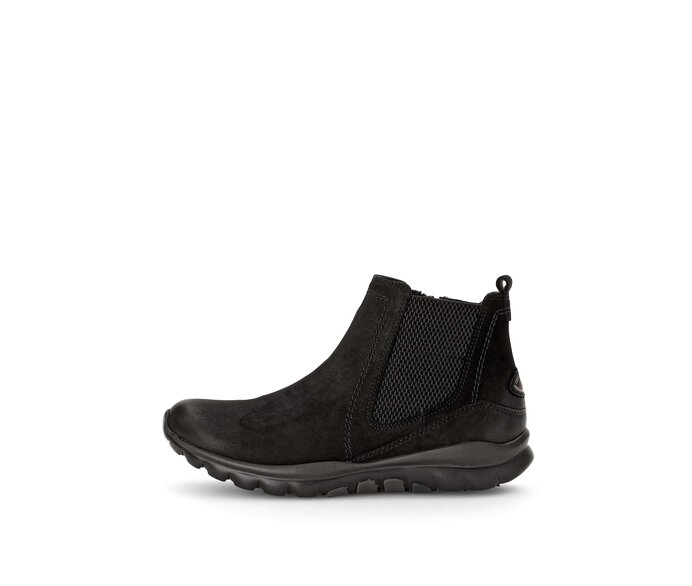 Sportliche Stiefelette schwarz #0