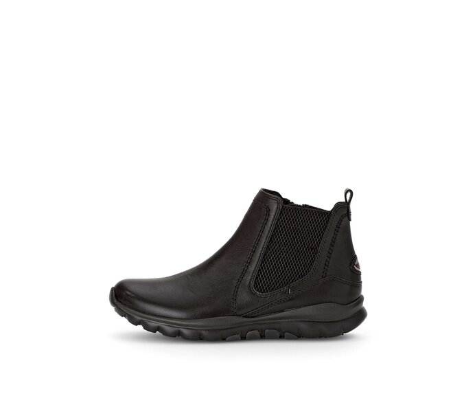 Sportliche Stiefelette schwarz #0
