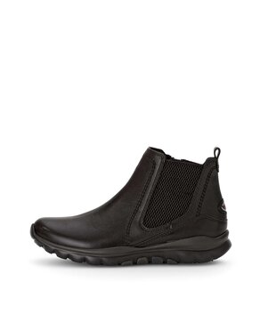 Sportliche Stiefelette schwarz