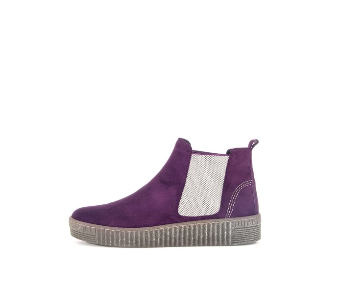 Bottine Chelsea 53.731.30 Daim violet Gabor