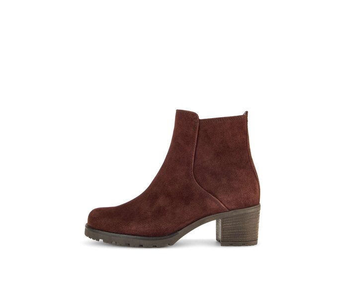 Bottine a plateforme 52.800.48 Daim rouge Gabor