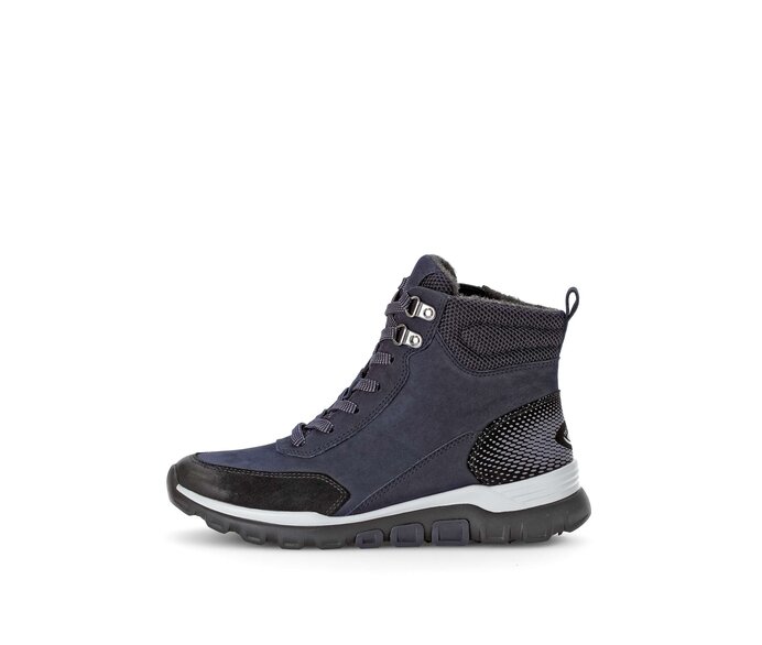 Sportliche Stiefelette blau #0