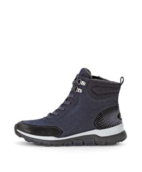 Sportliche Stiefelette blau