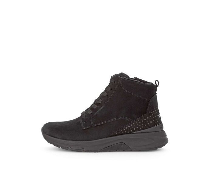 Sportliche Stiefelette schwarz #0