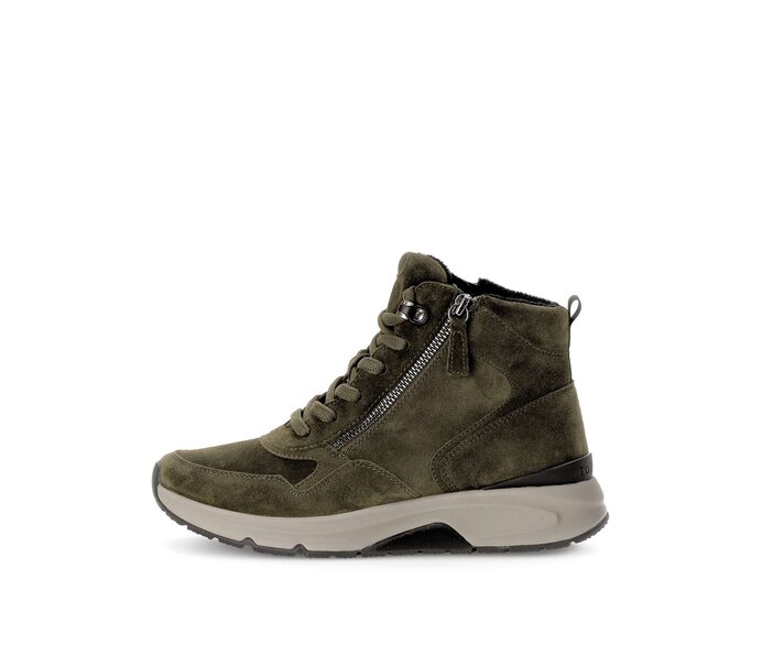Sportliche Stiefelette grün #0