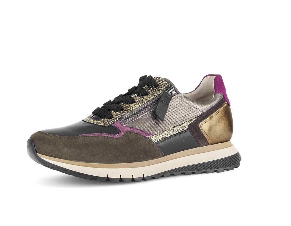 Low sneaker 56.378.63 Material mix leather multicolour
