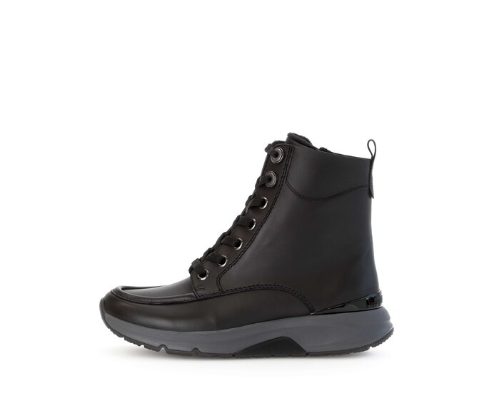 Sportliche Stiefelette schwarz #0
