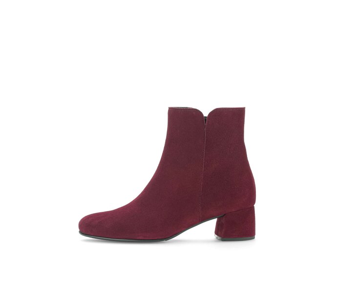 Elegante Stiefelette rot #0